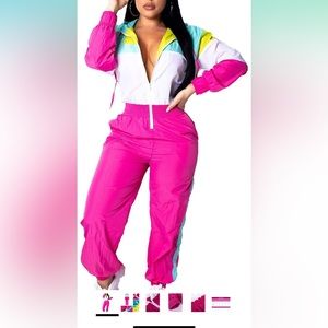 80s style jump suit